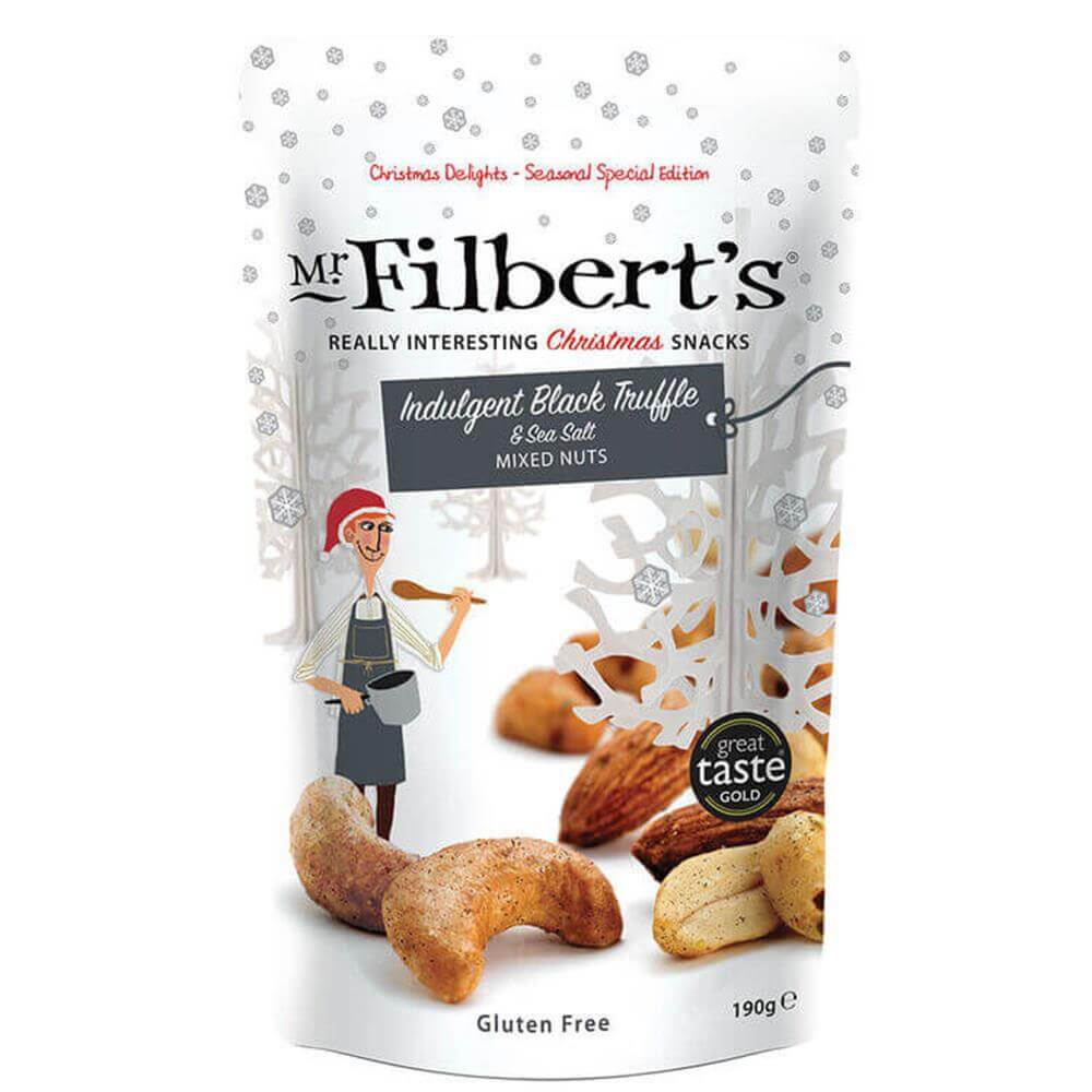 Mr Filberts Indulgent Black Truffle & Sea Salt Mixed Nuts 100G